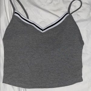 Grey Crop Top Cami